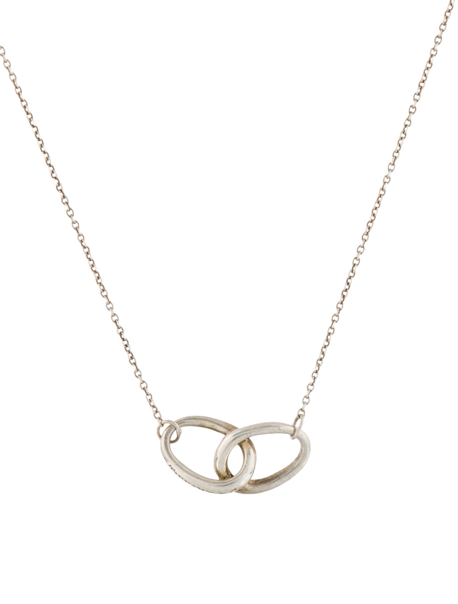 Tiffany & Co. Double Loop Pendant Necklace