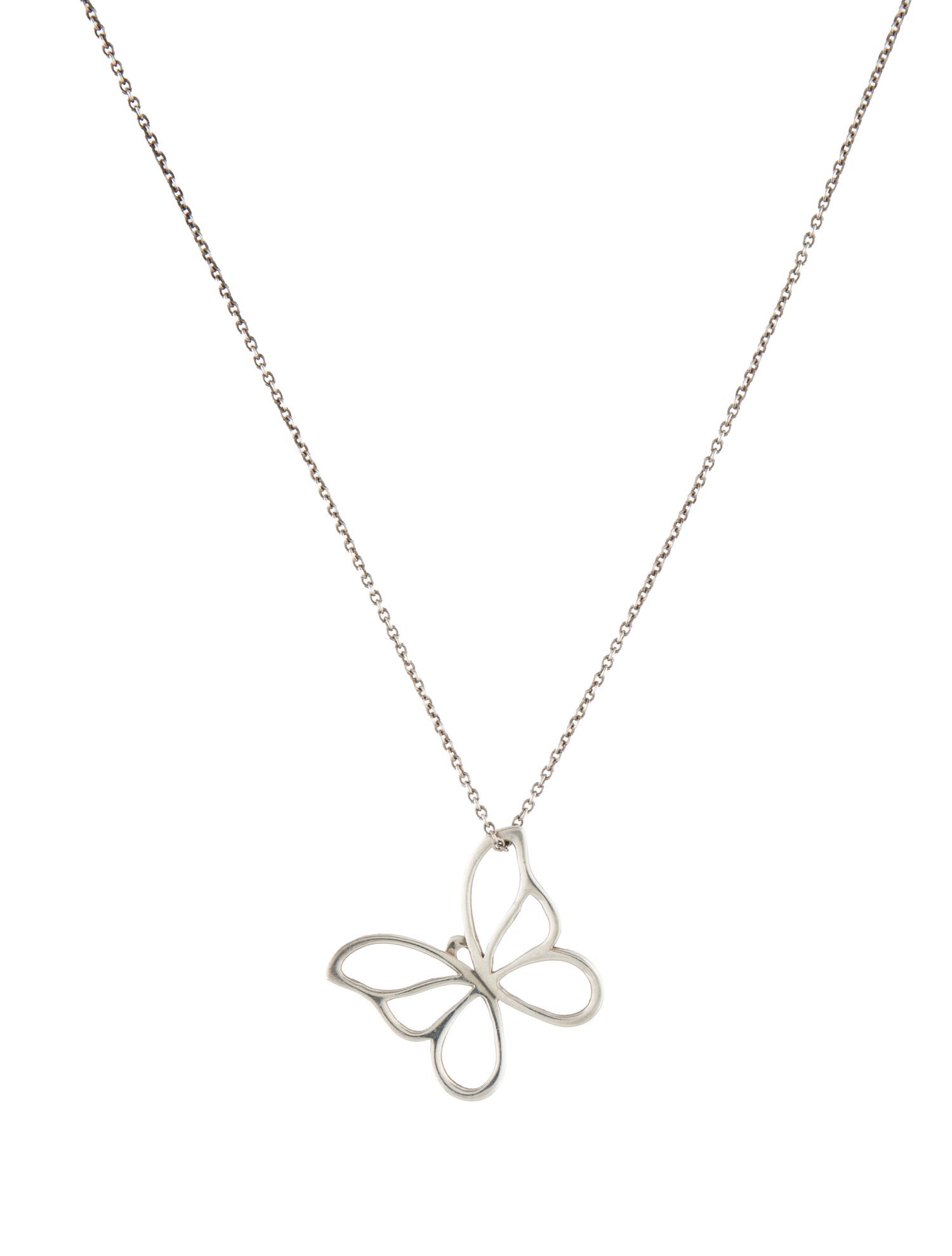 Tiffany & Co. Butterfly Pendant Necklace