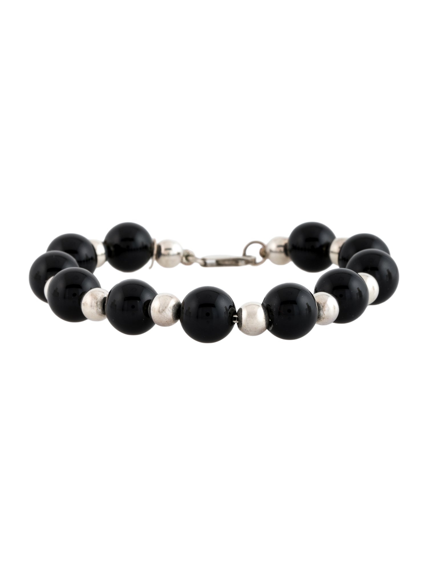 Tiffany & Co. Onyx Bead Bracelet
