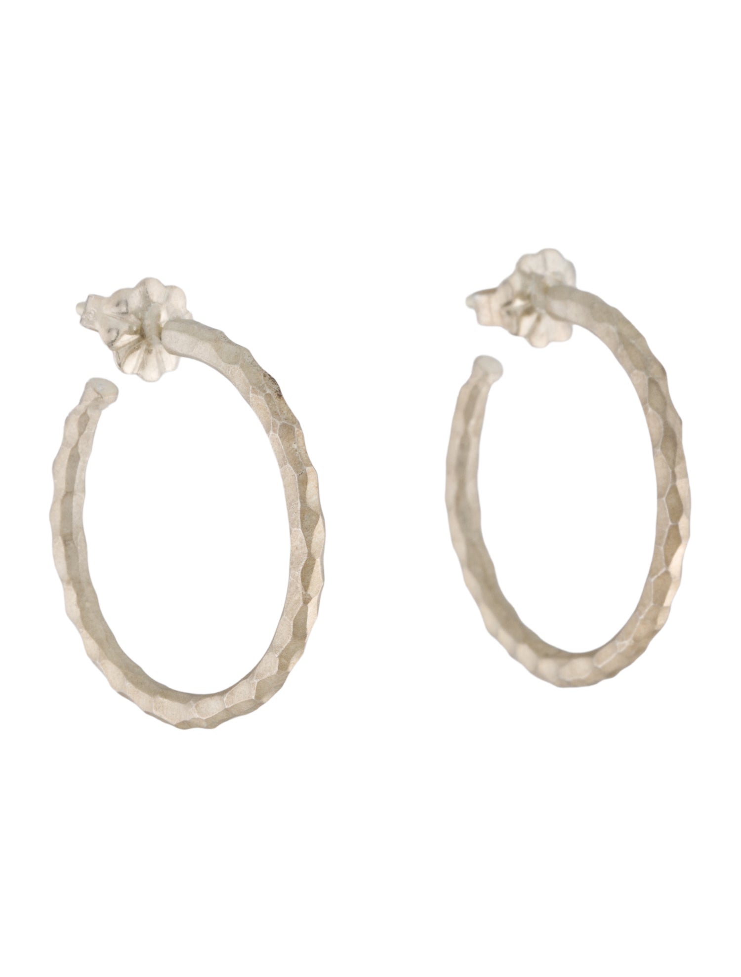 Tiffany & Co. Hammered Hoop Earrings