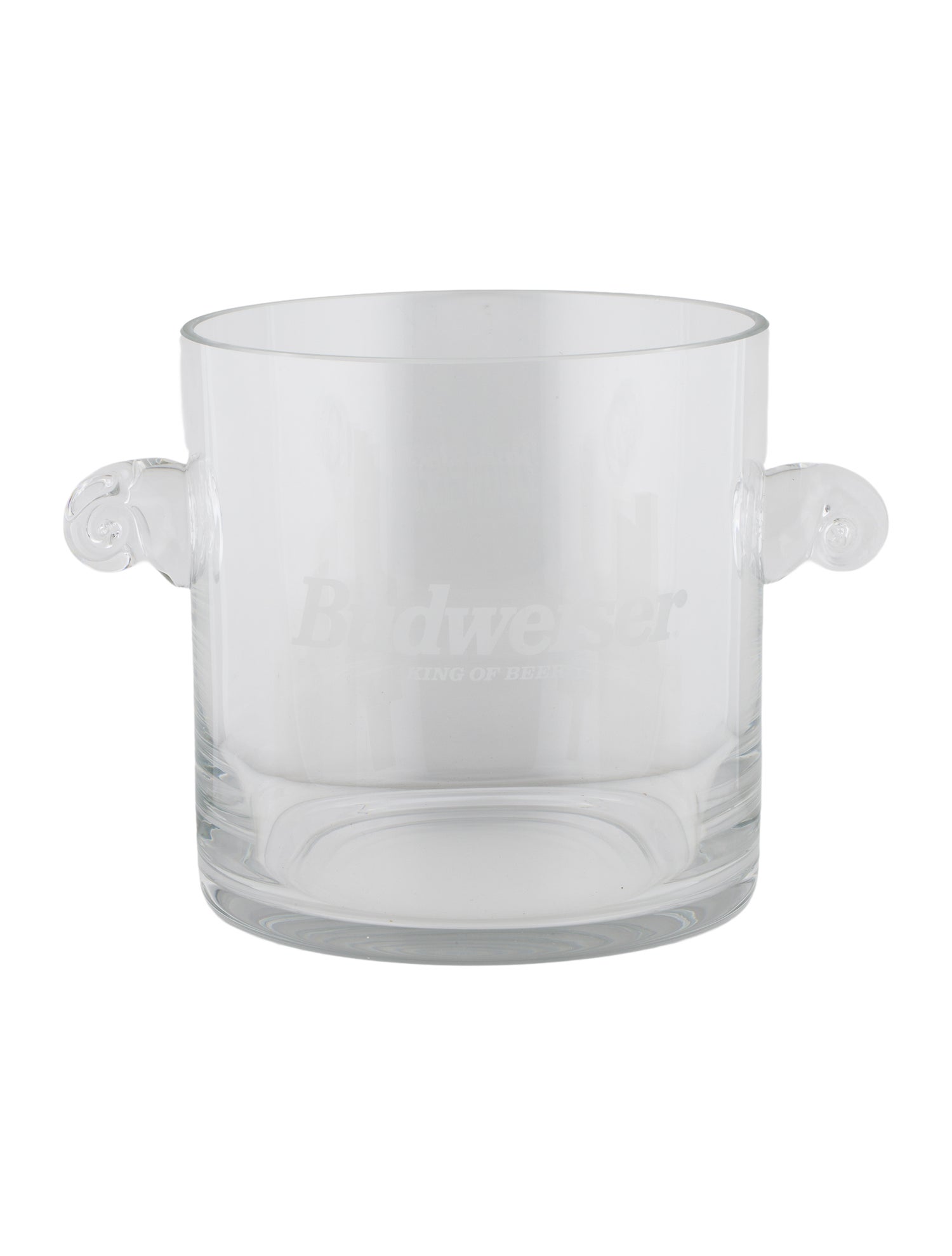 Tiffany & Co. Glass Budweiser Ice Bucket