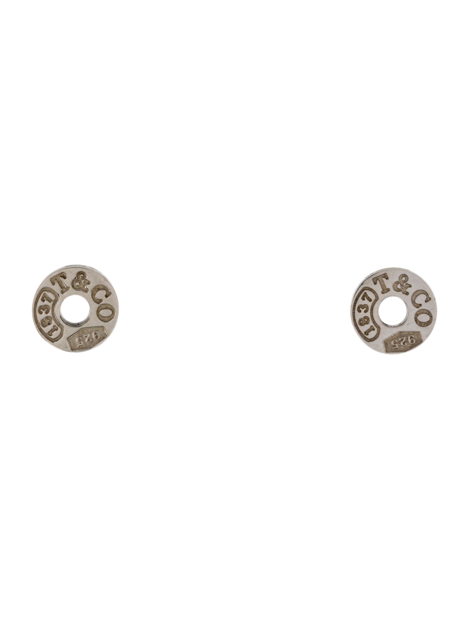 Tiffany & Co. 1837 Circle Stud Earrings