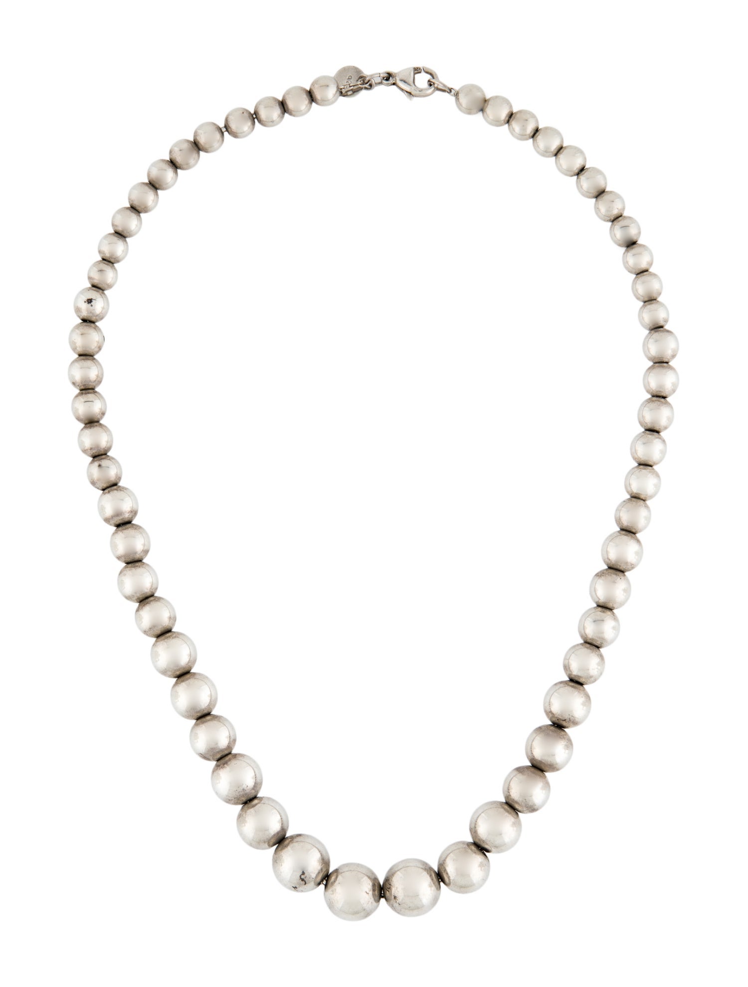 Tiffany & Co. Graduated Ball Necklace
