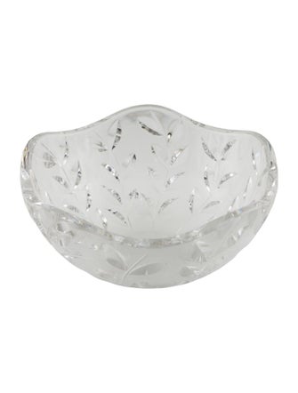 Tiffany & Co. Floral Vine Crystal Bowl