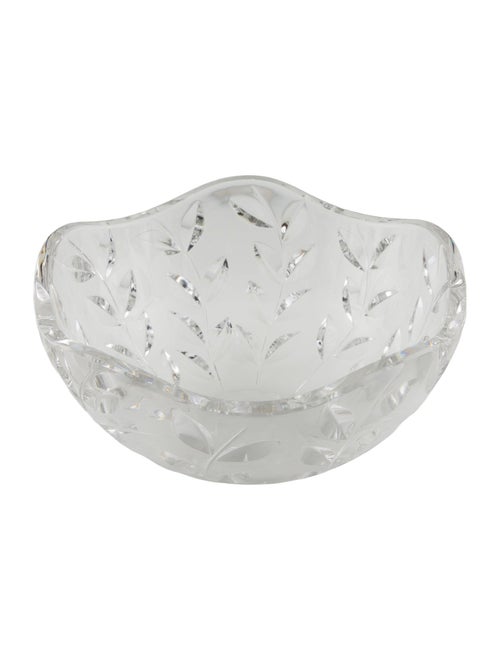Tiffany & Co. Floral Vine Crystal Bowl
