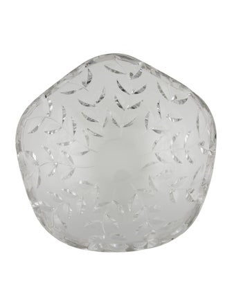 Tiffany & Co. Floral Vine Crystal Bowl