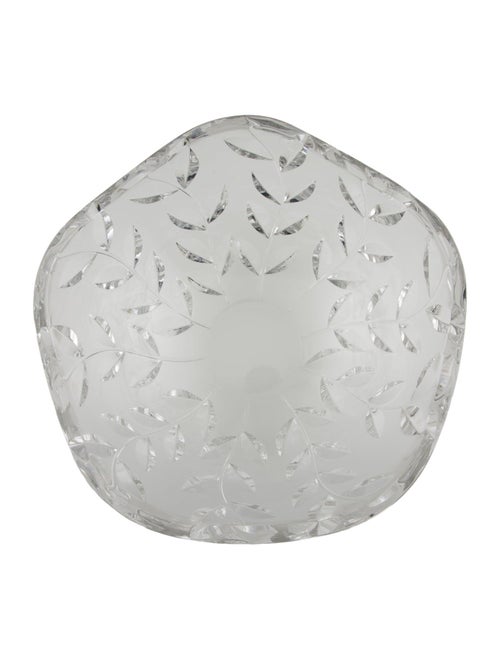 Tiffany & Co. Floral Vine Crystal Bowl