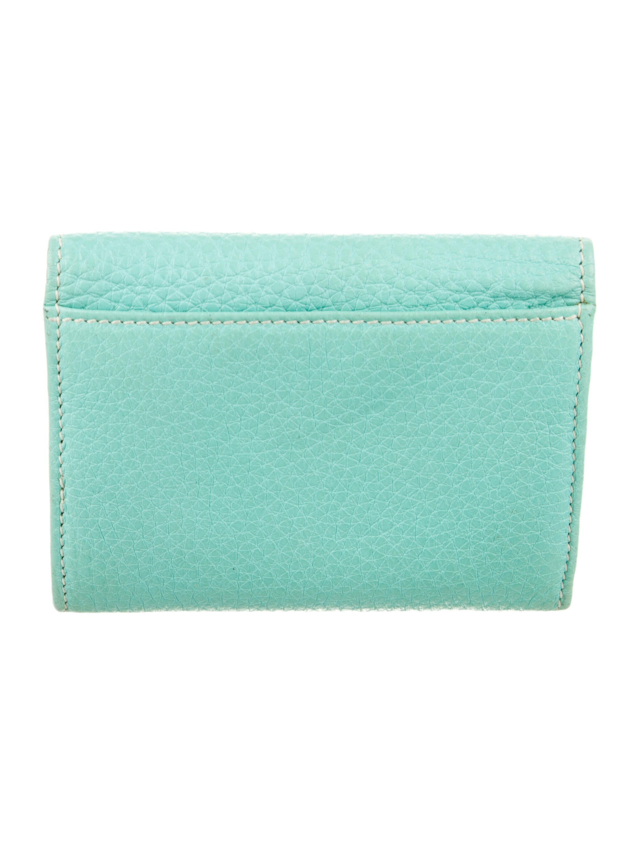 Tiffany & Co. Leather Compact Wallet