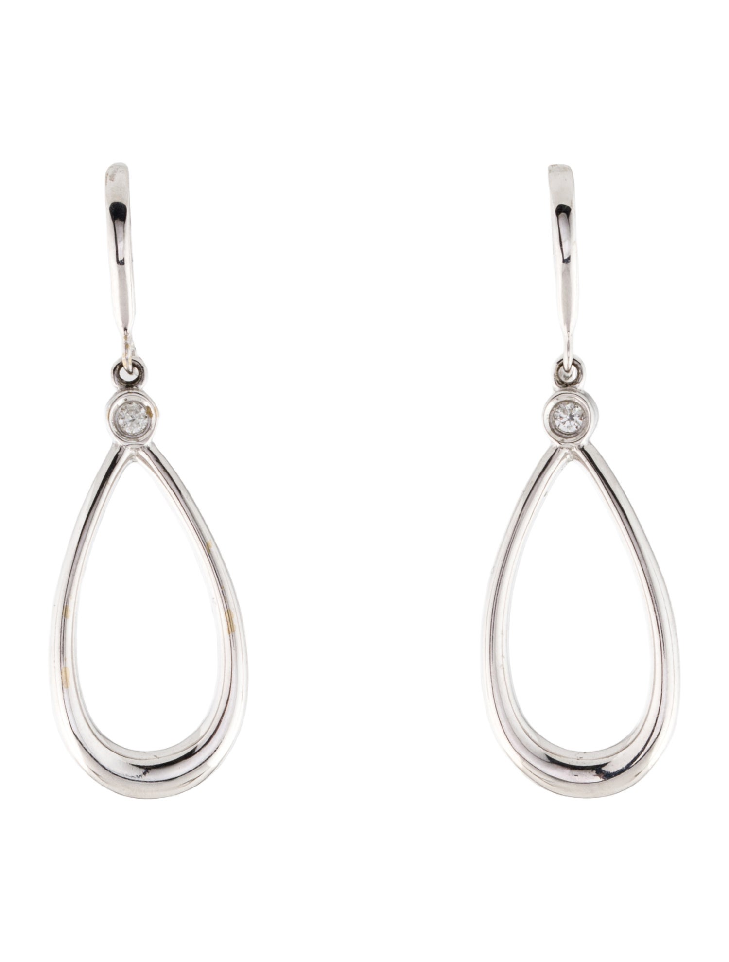 Tiffany & Co. 18K Diamond Garden Drop Earrings