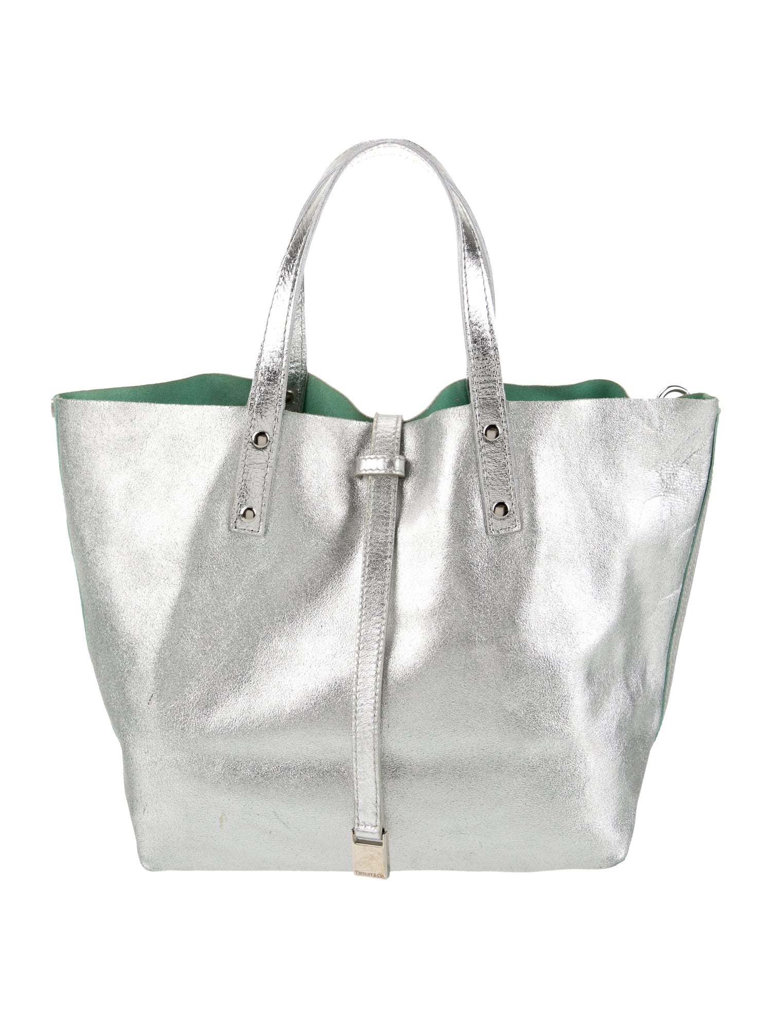 Tiffany & Co. Leather Top Handle Bag