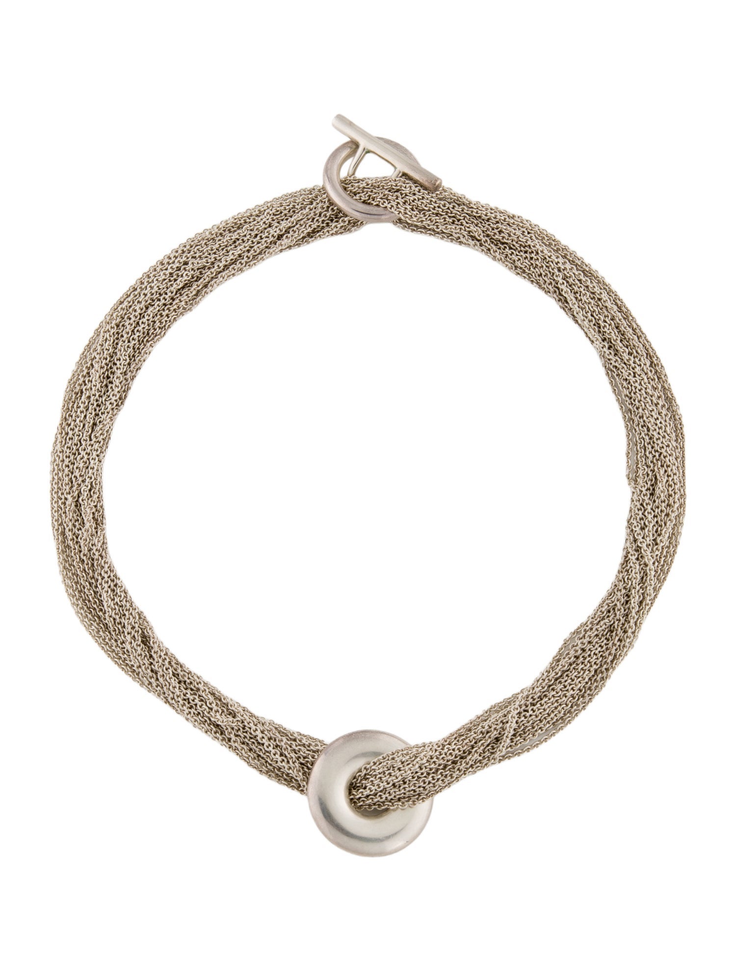 Tiffany & Co. Multistrand Circle Collar Necklace