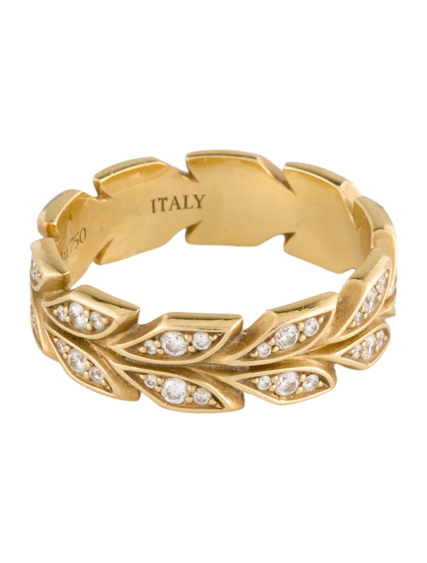 Tiffany & Co. 18K Diamond Victoria Vine Band