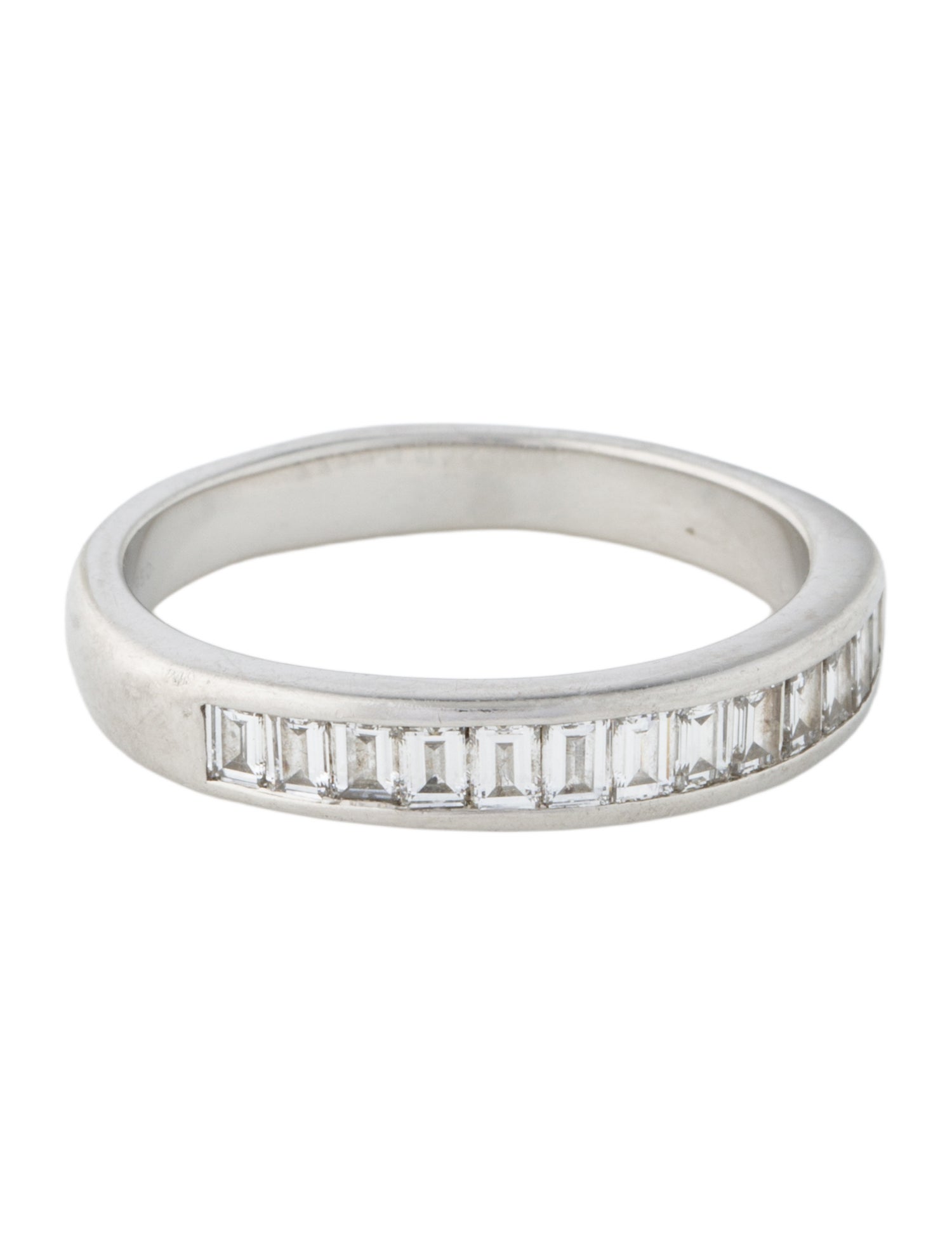 Tiffany & Co. Platinum 1.01ctw Diamond Band