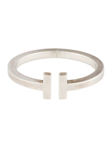 Tiffany & Co. Cuff T Square Hinged Bracelet