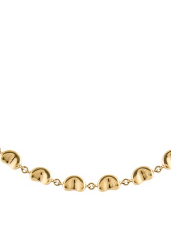 Tiffany & Co. 18K Bean Design Station Necklace