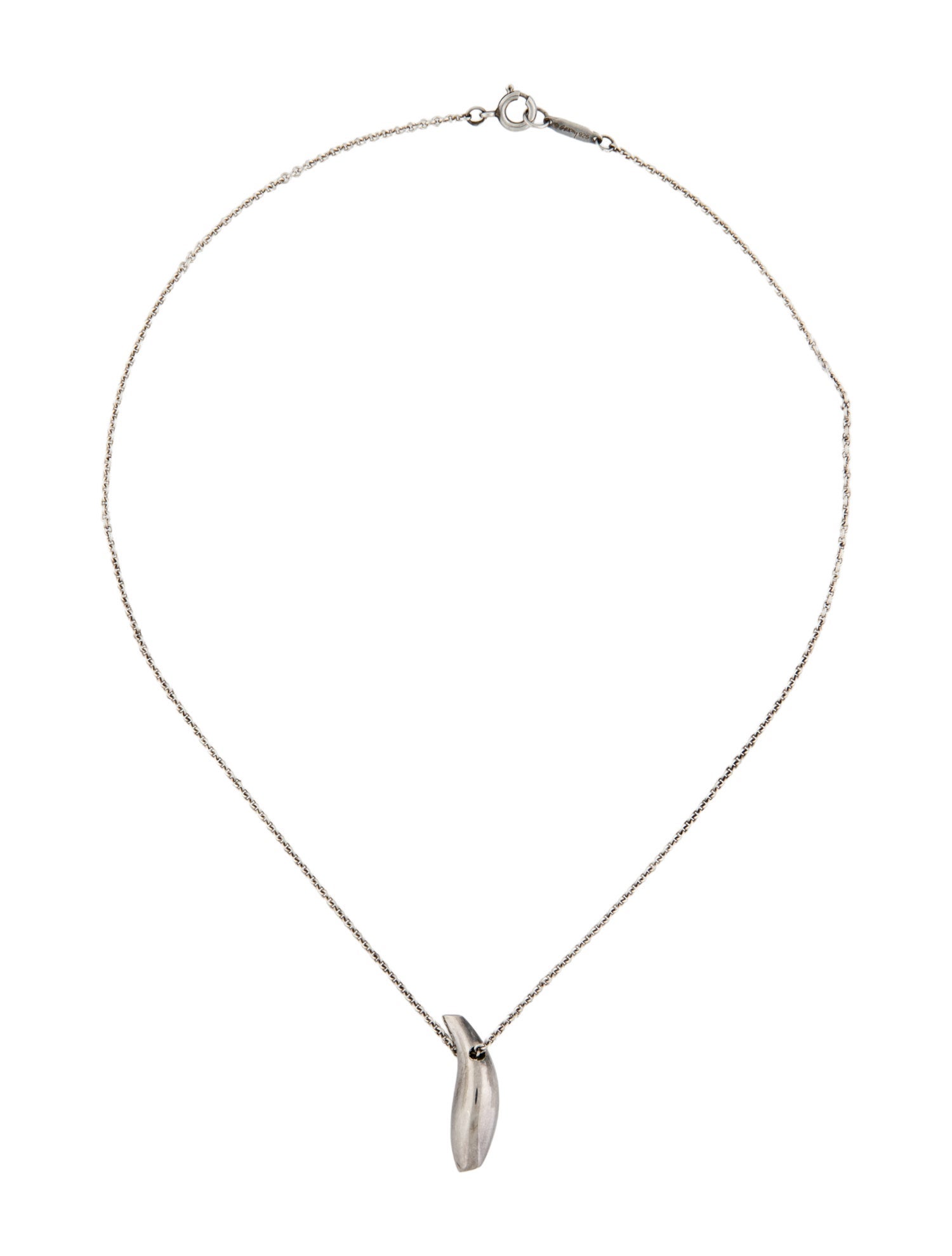 Tiffany & Co. Fish Pendant Necklace