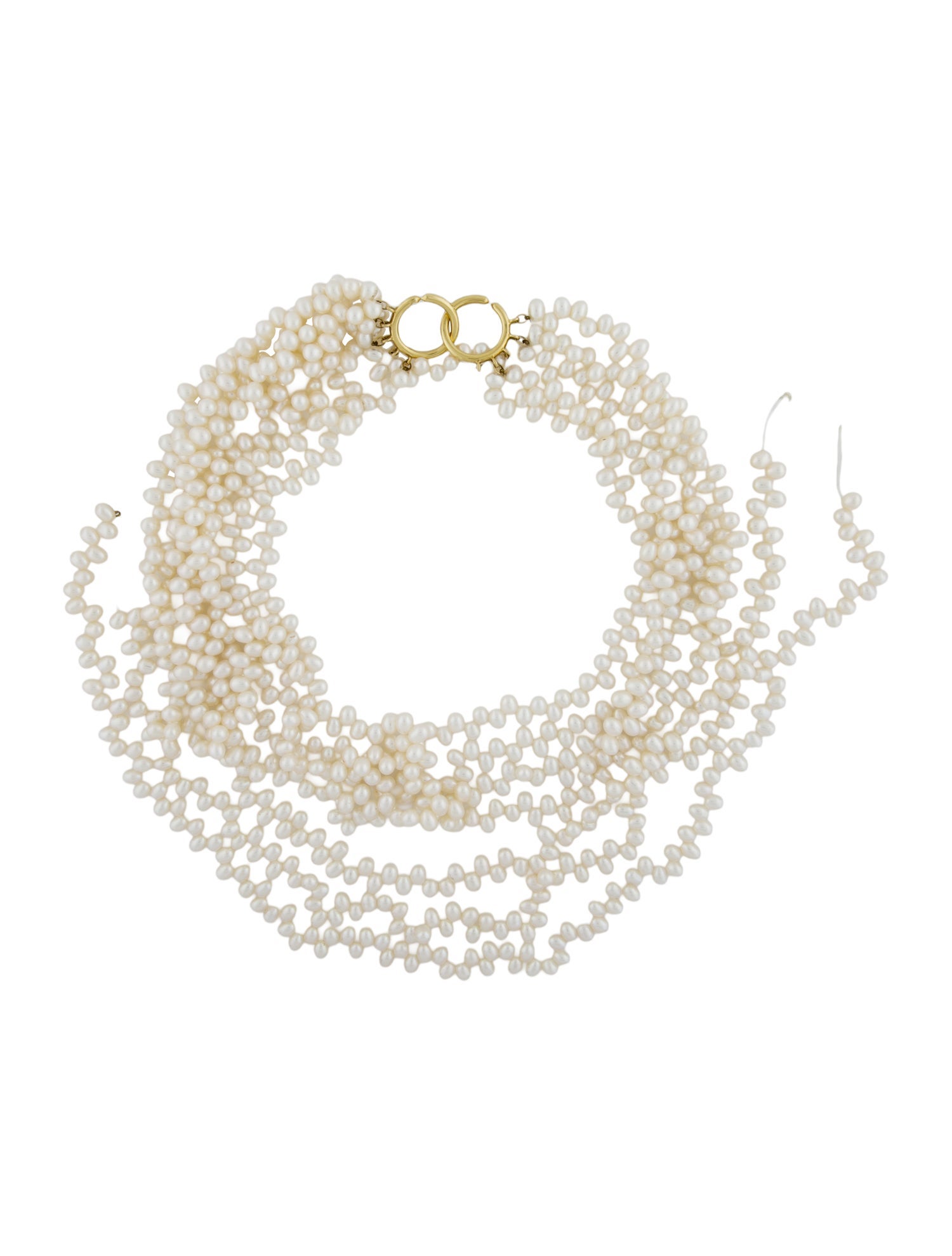 Tiffany & Co. Vintage 18K Pearl Torsade Necklace