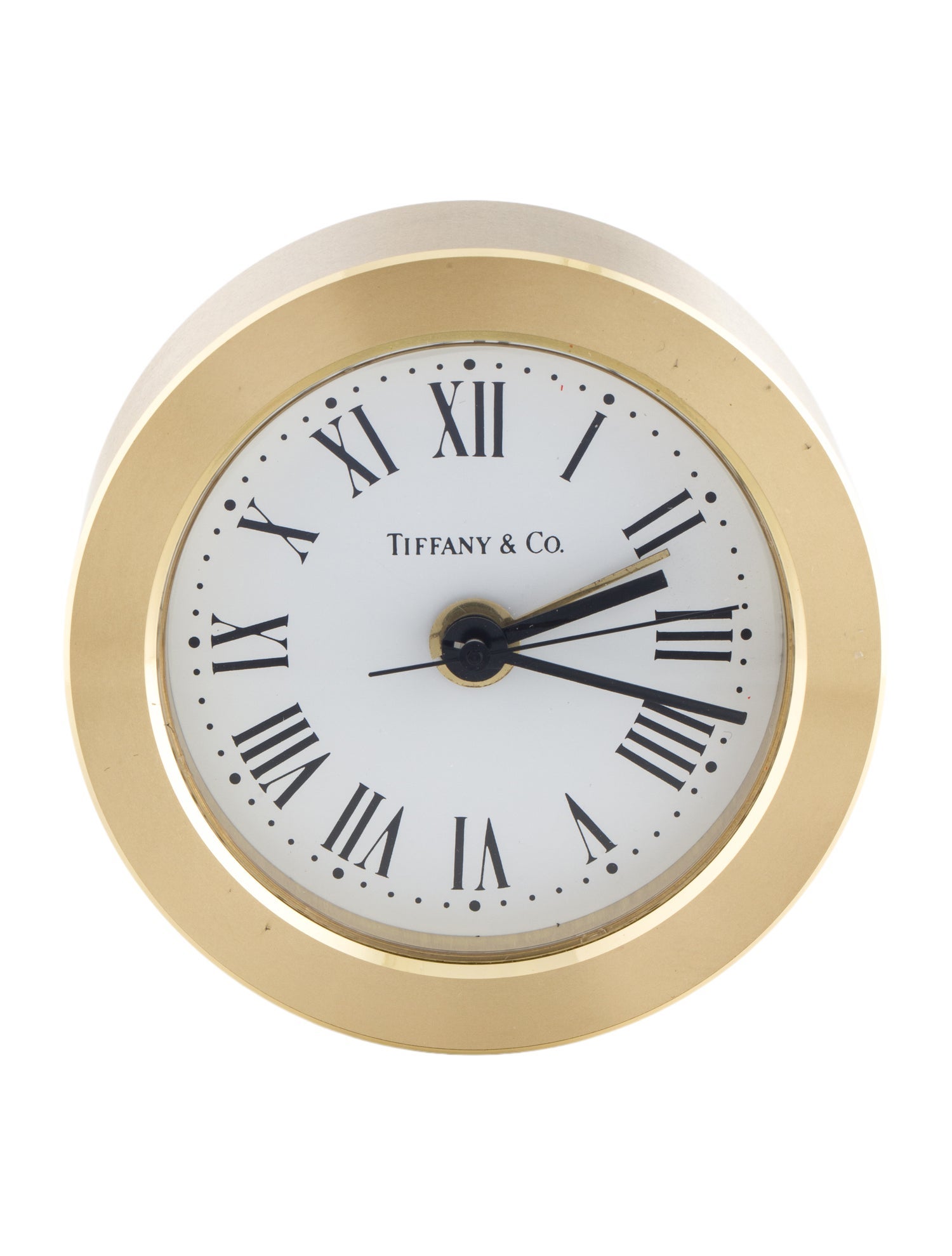 Tiffany & Co. Brass Alarm Clock