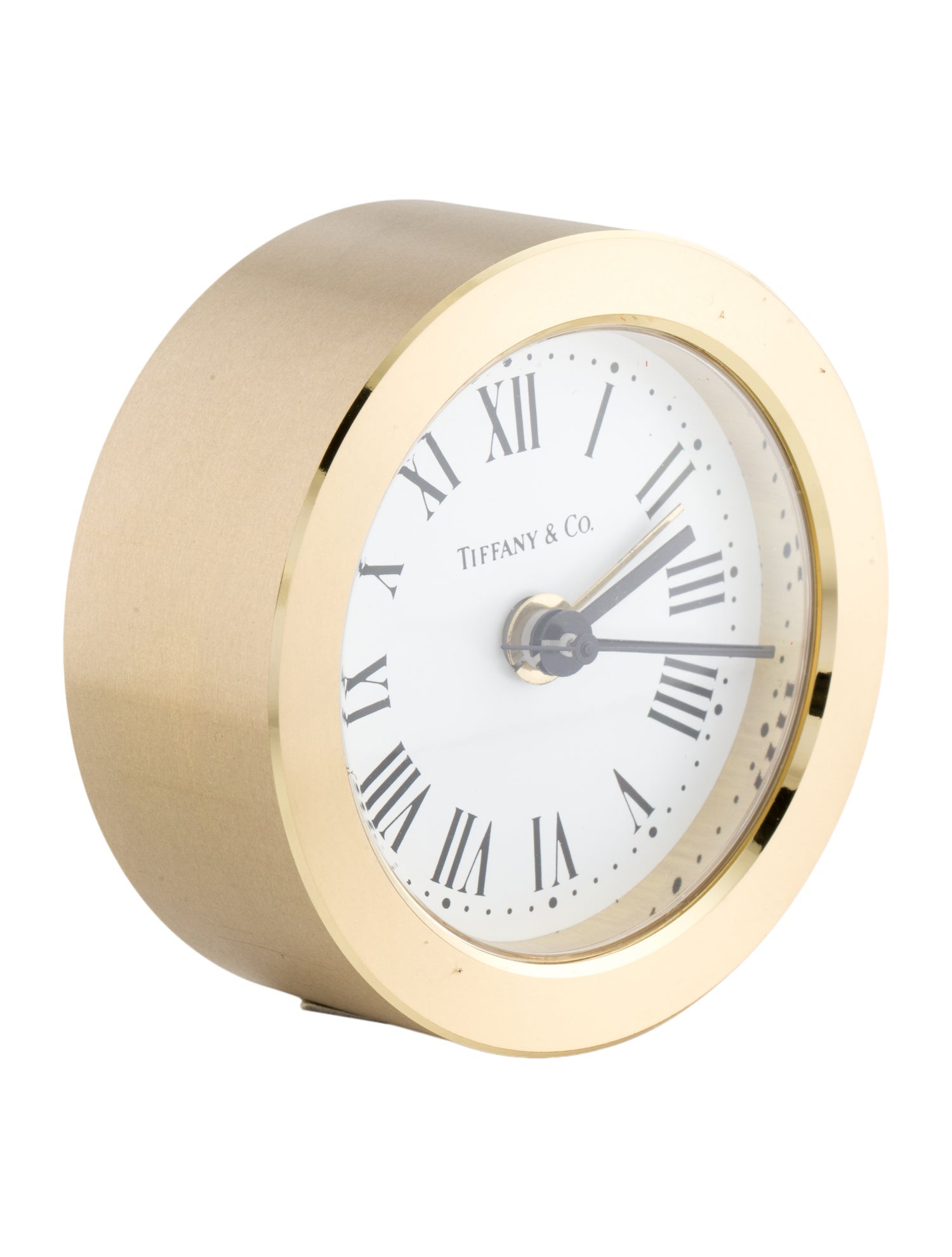 Tiffany & Co. Brass Alarm Clock