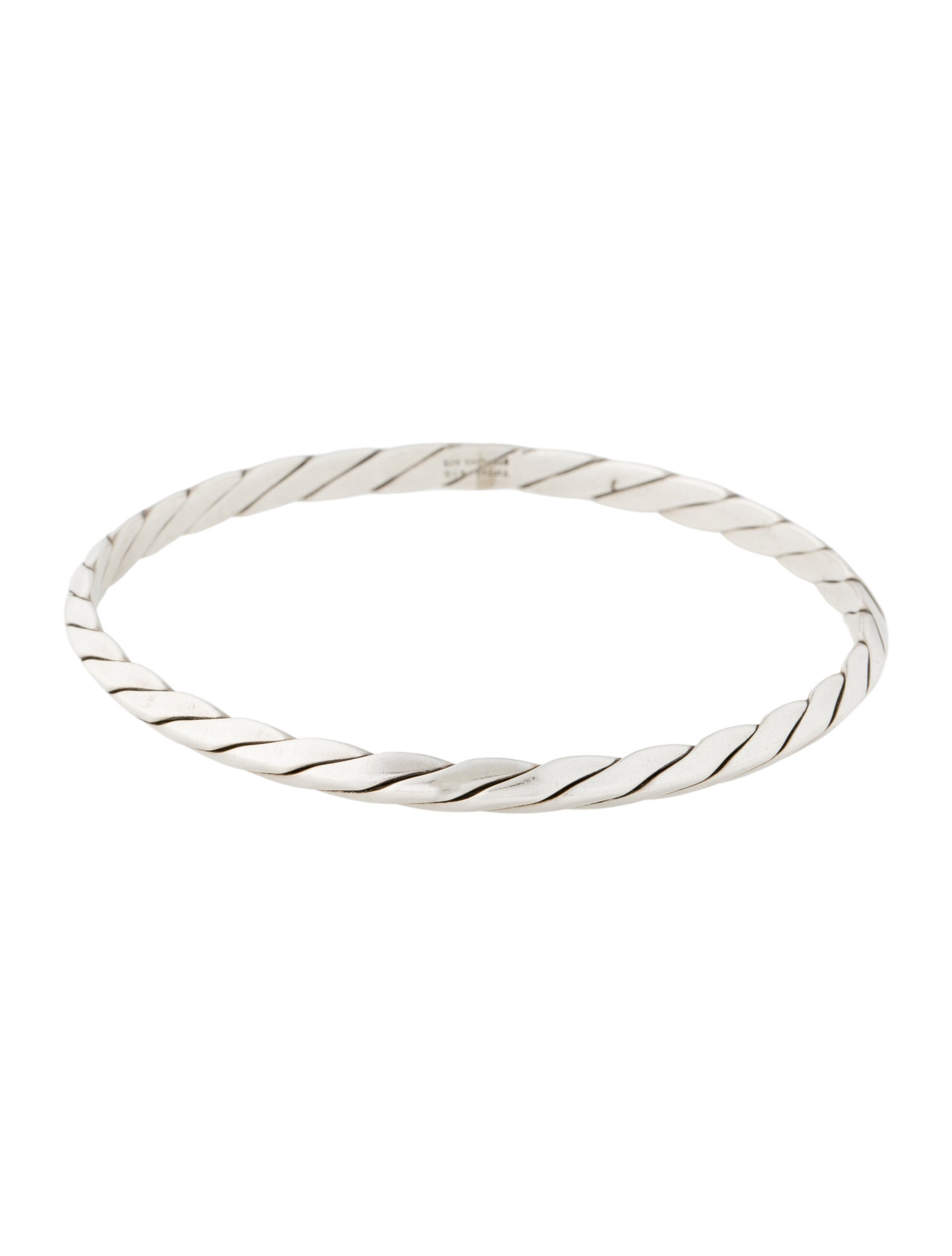 Tiffany & Co. Twisted Rope Knife Edge Bangle