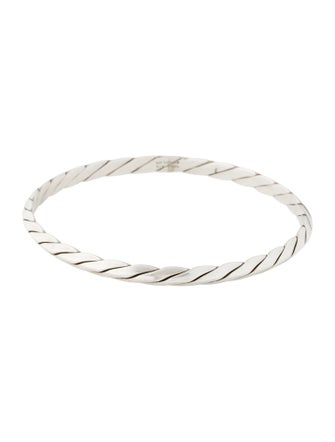 Tiffany & Co. Twisted Rope Knife Edge Bangle