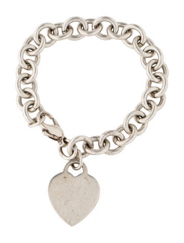 Tiffany & Co. Charm Heart Tag Bracelet