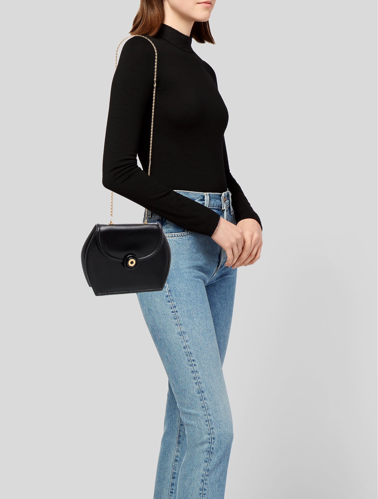 Tiffany & Co. Leather Top Handle Bag