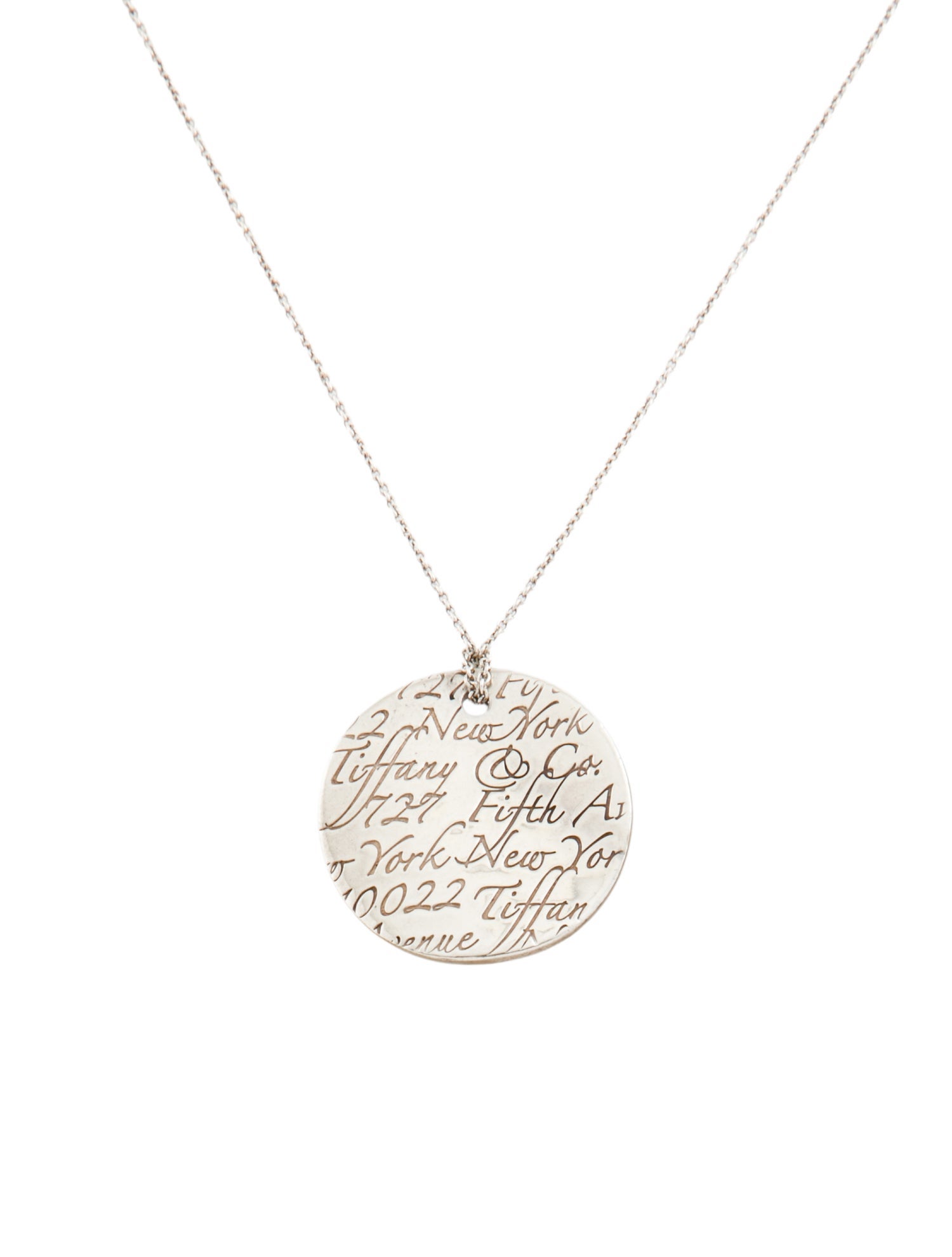 Tiffany & Co. Tiffany Notes Pendant Necklace