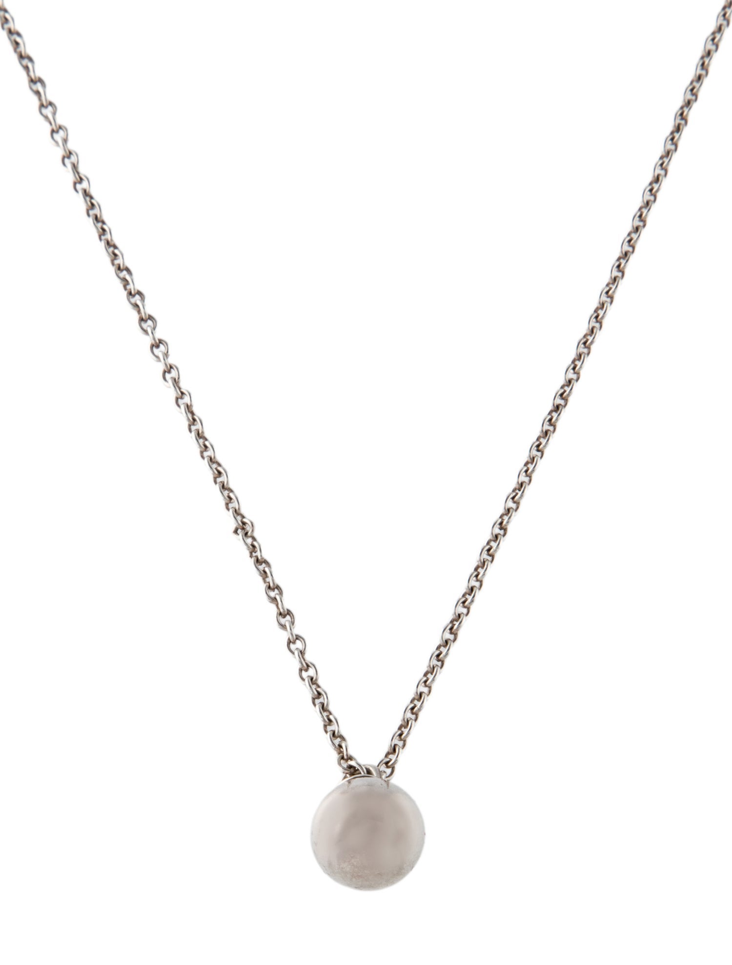 Tiffany & Co. Hardware Ball Pendant Necklace