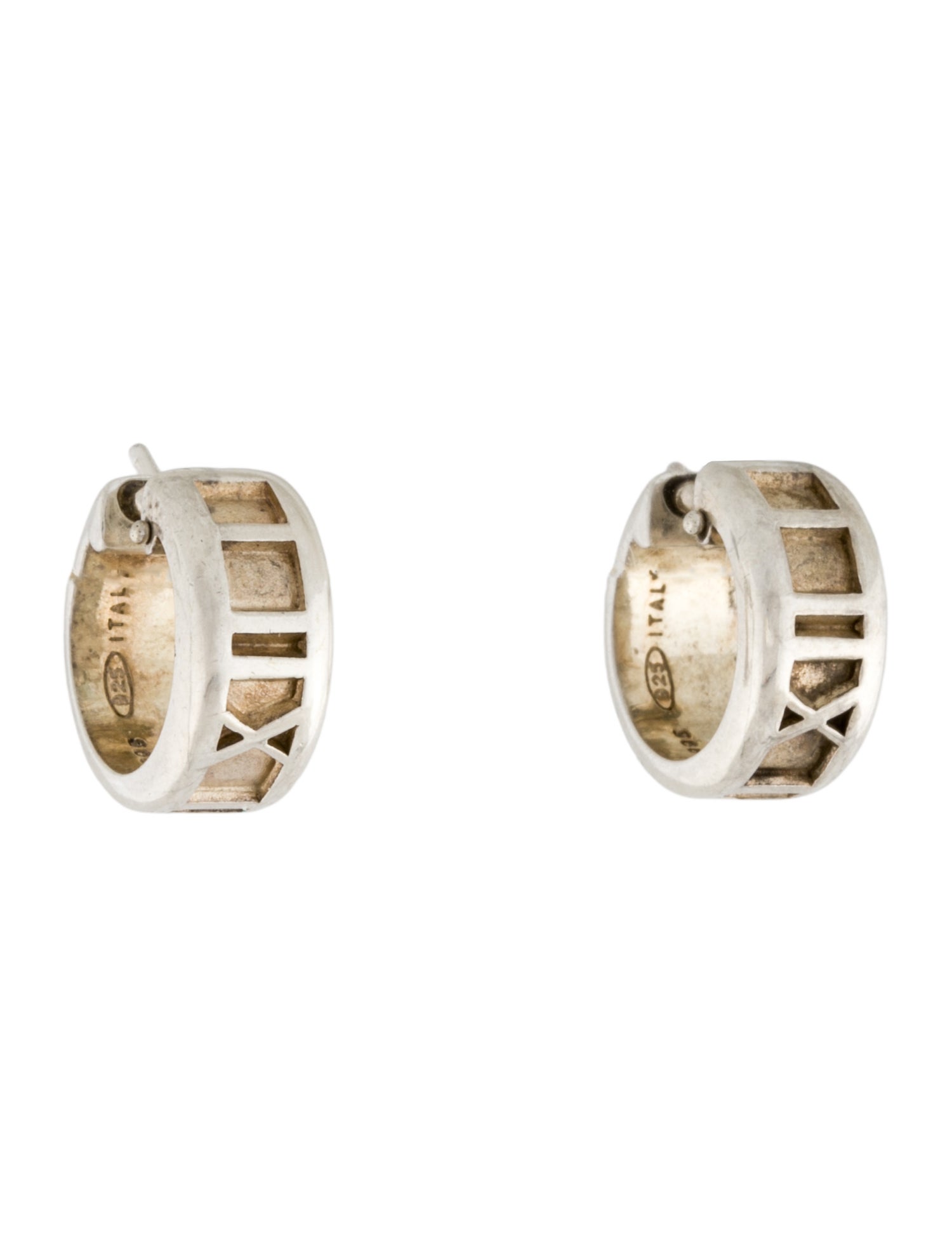 Tiffany & Co. Vintage Atlas Huggie Earrings