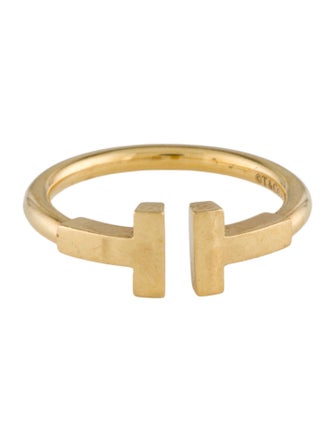 Tiffany & Co. 18K T Wire Ring