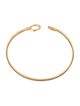 Tiffany & Co. 18K Oval Key Wire Cuff Bracelet
