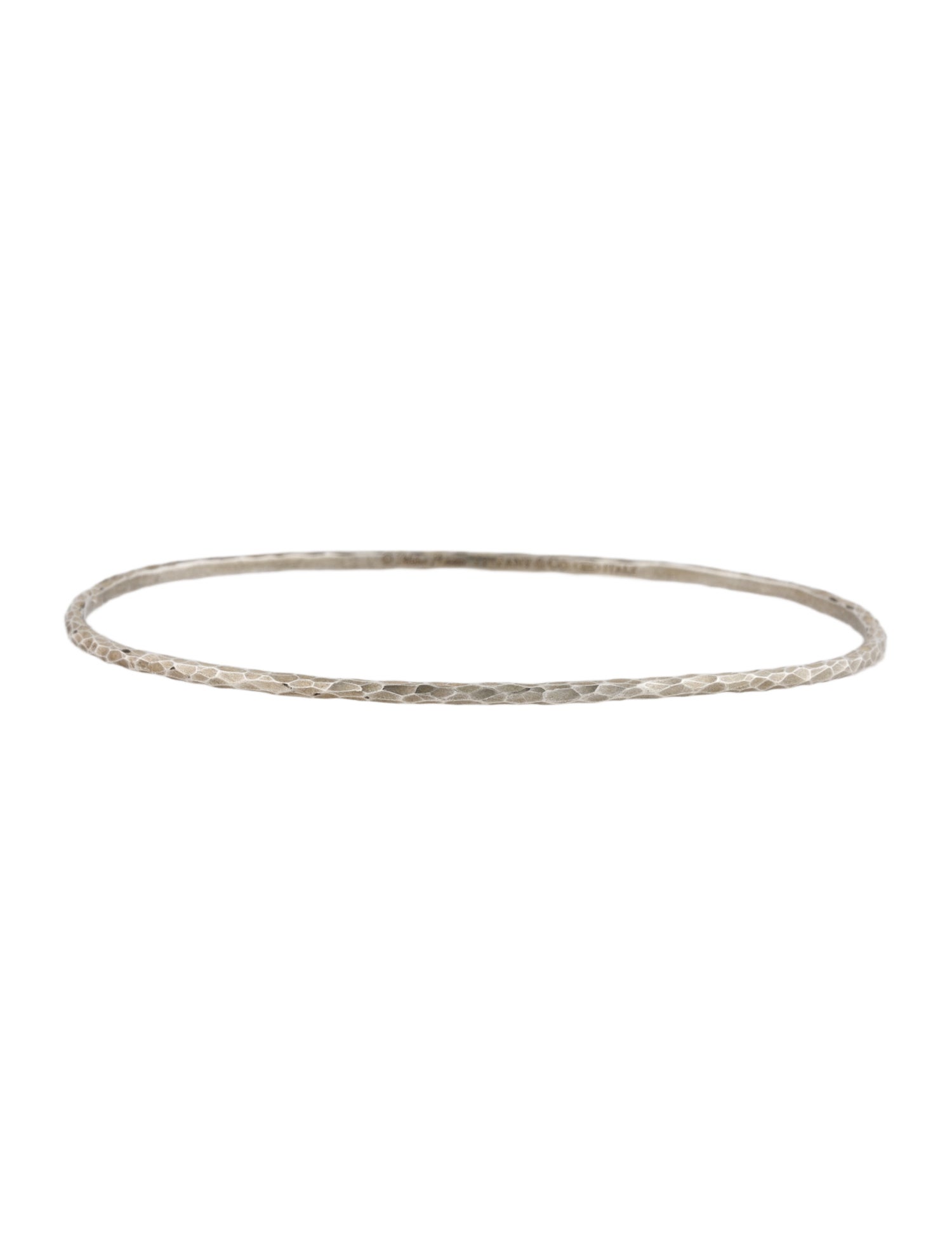 Tiffany & Co. Hammered Thin Bangle