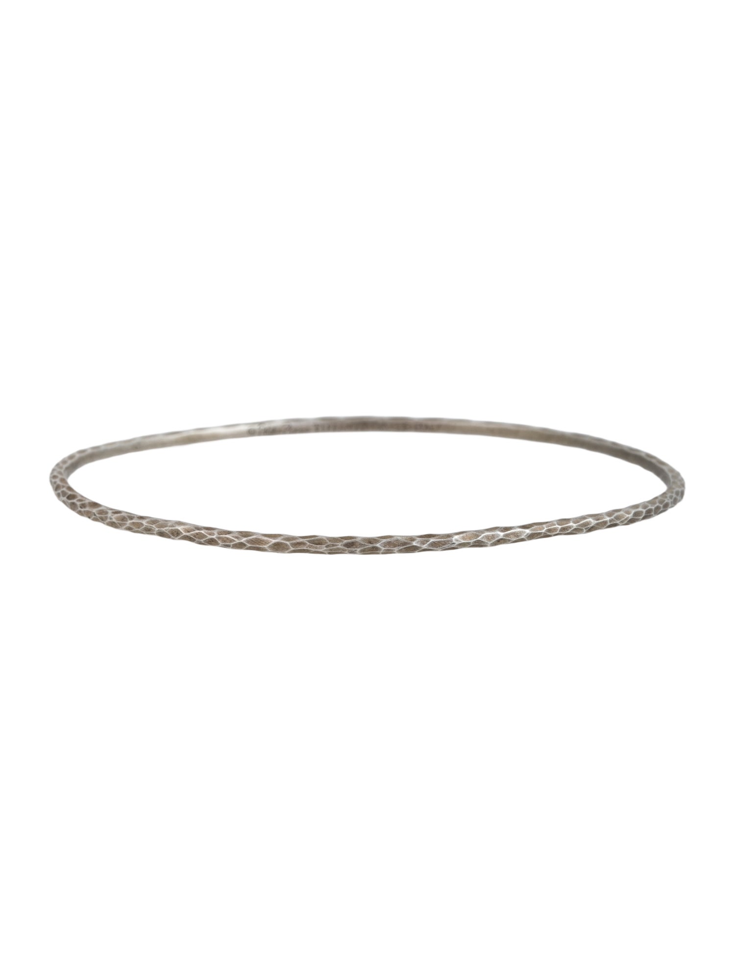 Tiffany & Co. Paloma Picasso Hammered Bangle Bracelet