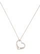 Tiffany & Co. Open Heart Pendant Necklace