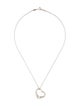 Tiffany & Co. Open Heart Pendant Necklace
