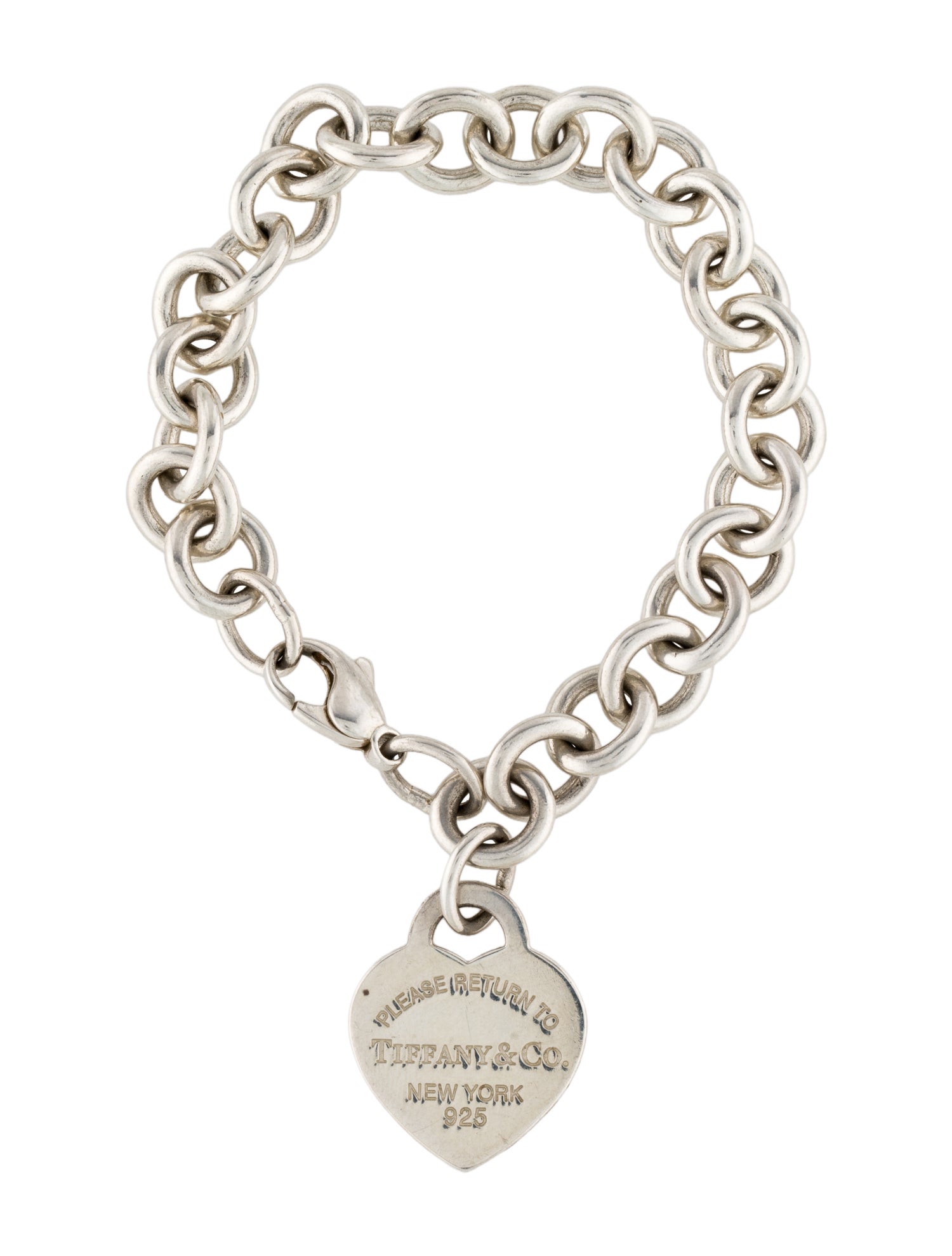 Tiffany & Co. Heart Tag Charm Bracelet