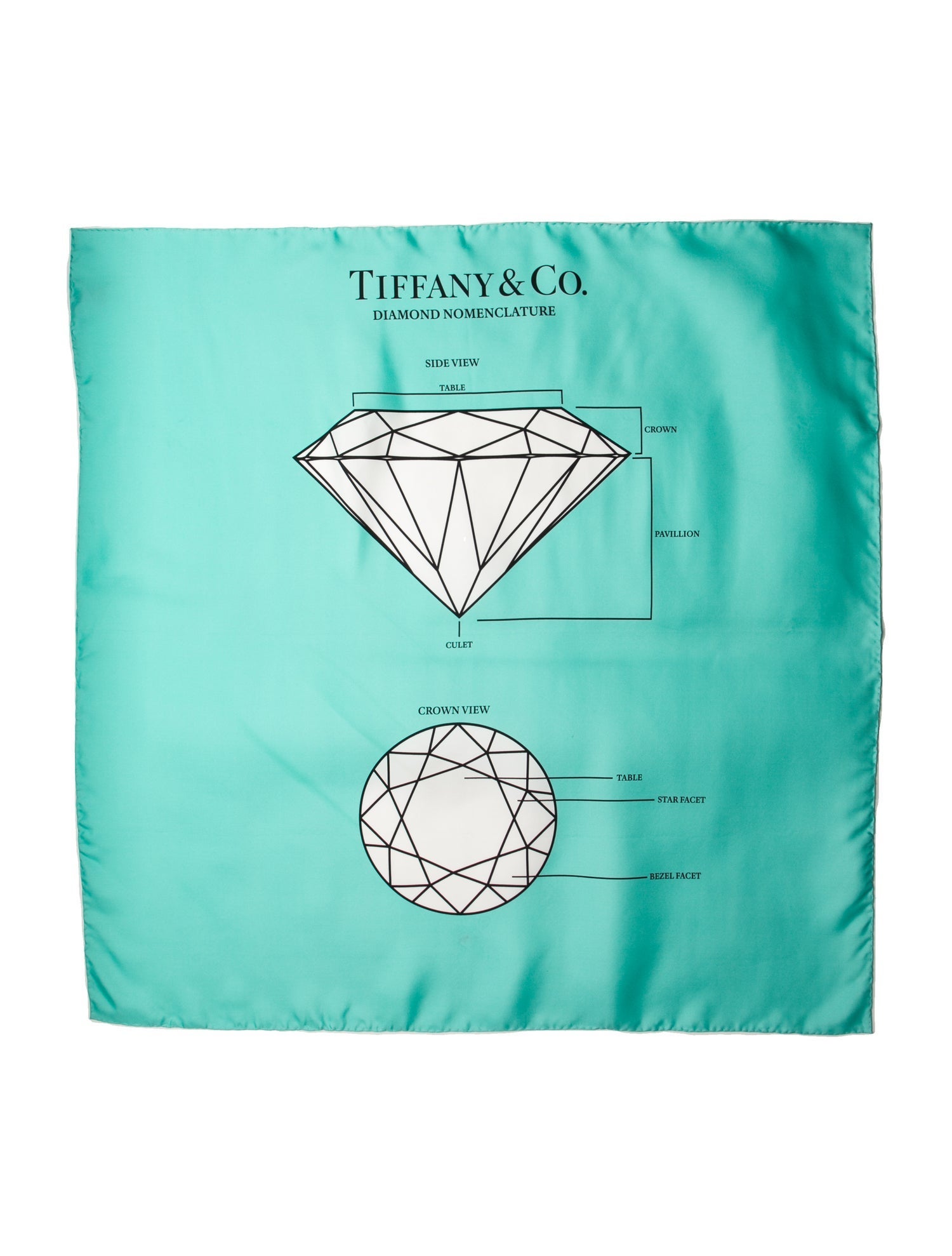 Tiffany & Co. Silk Printed Scarf