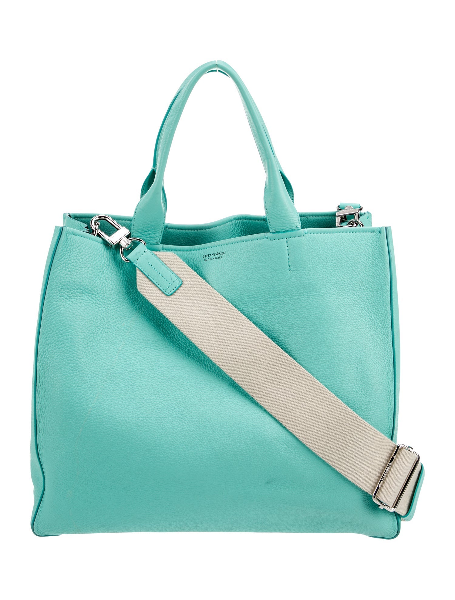 Tiffany & Co. Leather Top Handle Bag