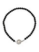 Tiffany & Co. Onyx Bead Toggle Necklace