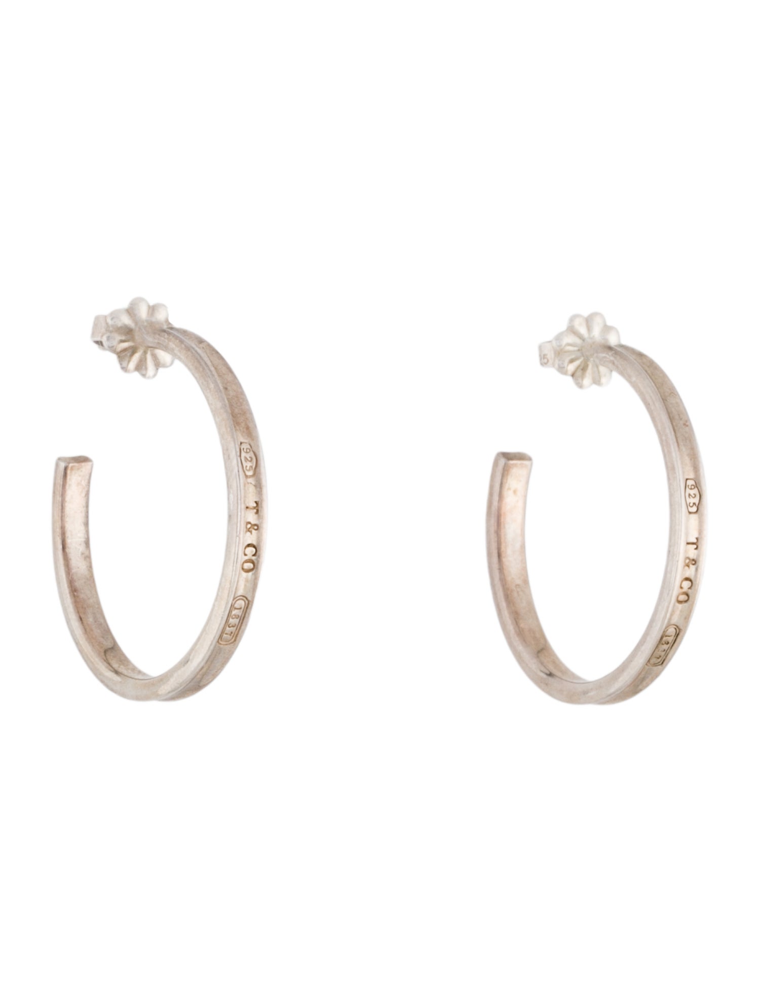 Tiffany & Co. 1837 Narrow Hoop Earrings
