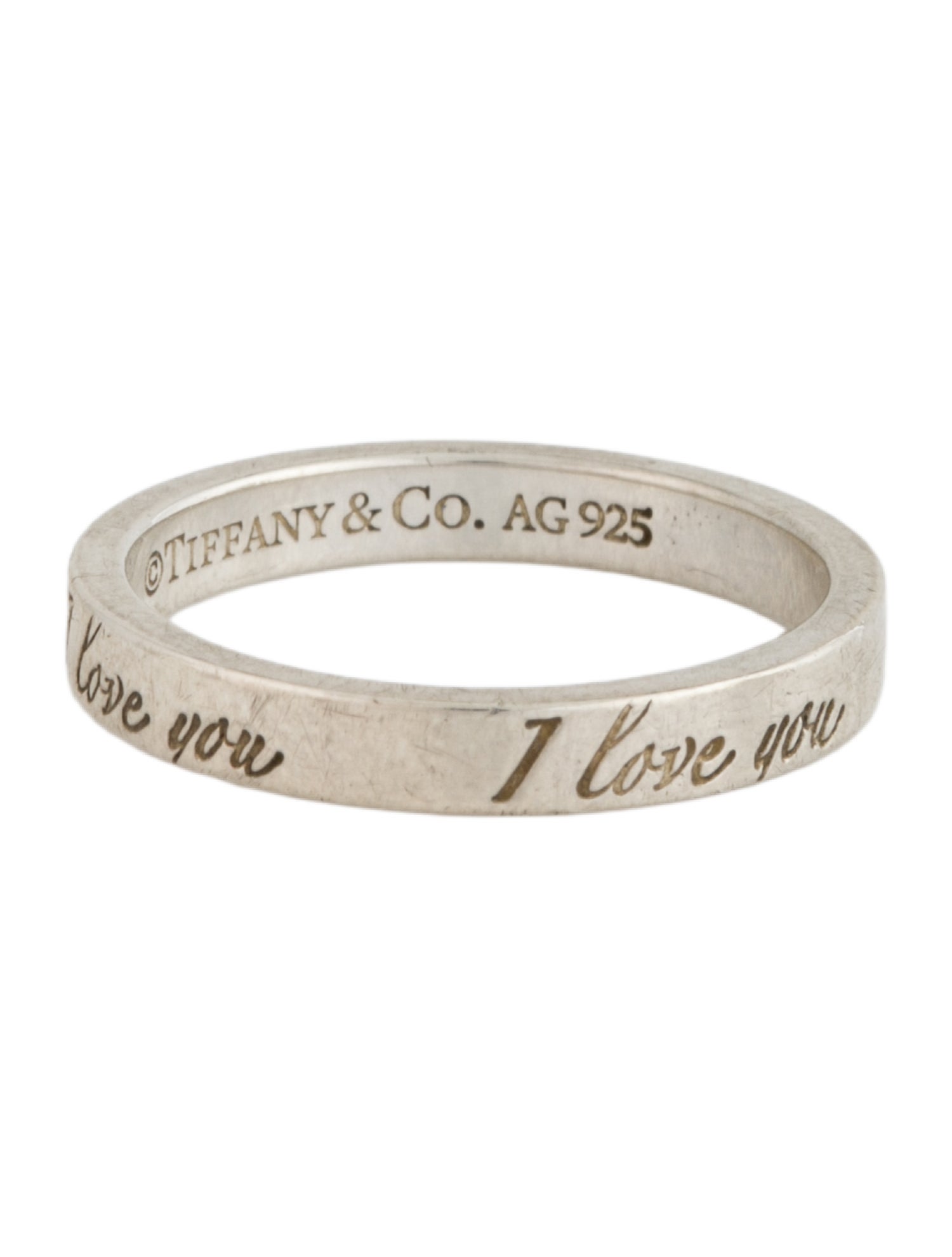 Tiffany & Co. "I love you" Notes Band
