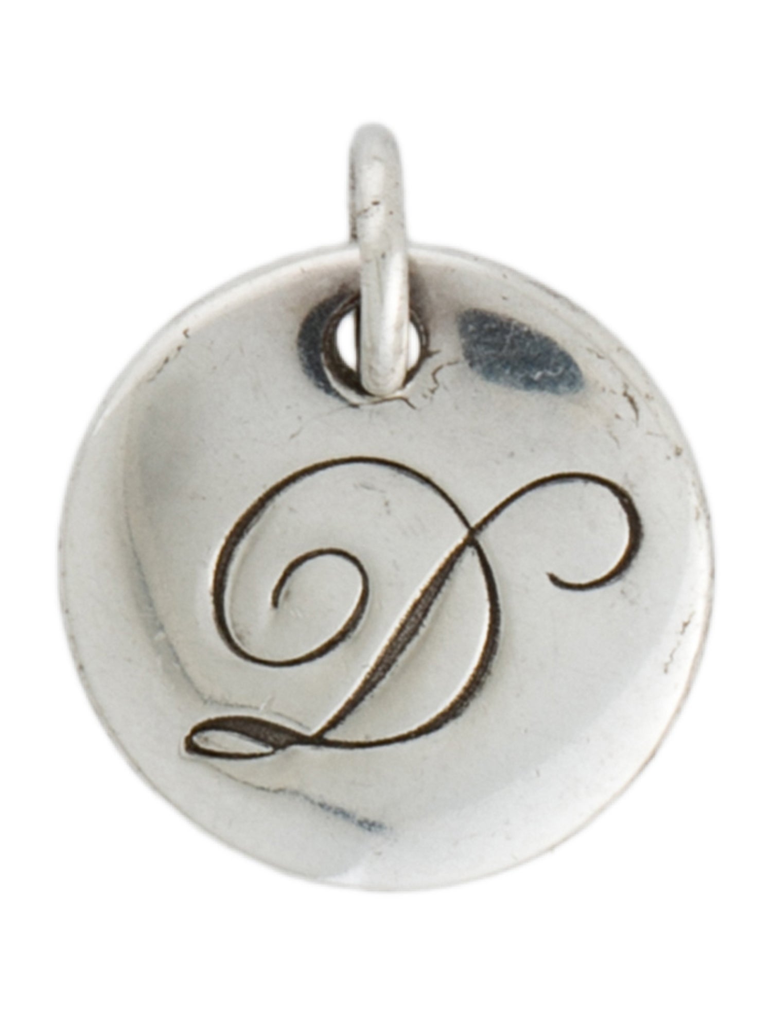 Tiffany & Co. Initial 'D' Alphabet Disc Charm