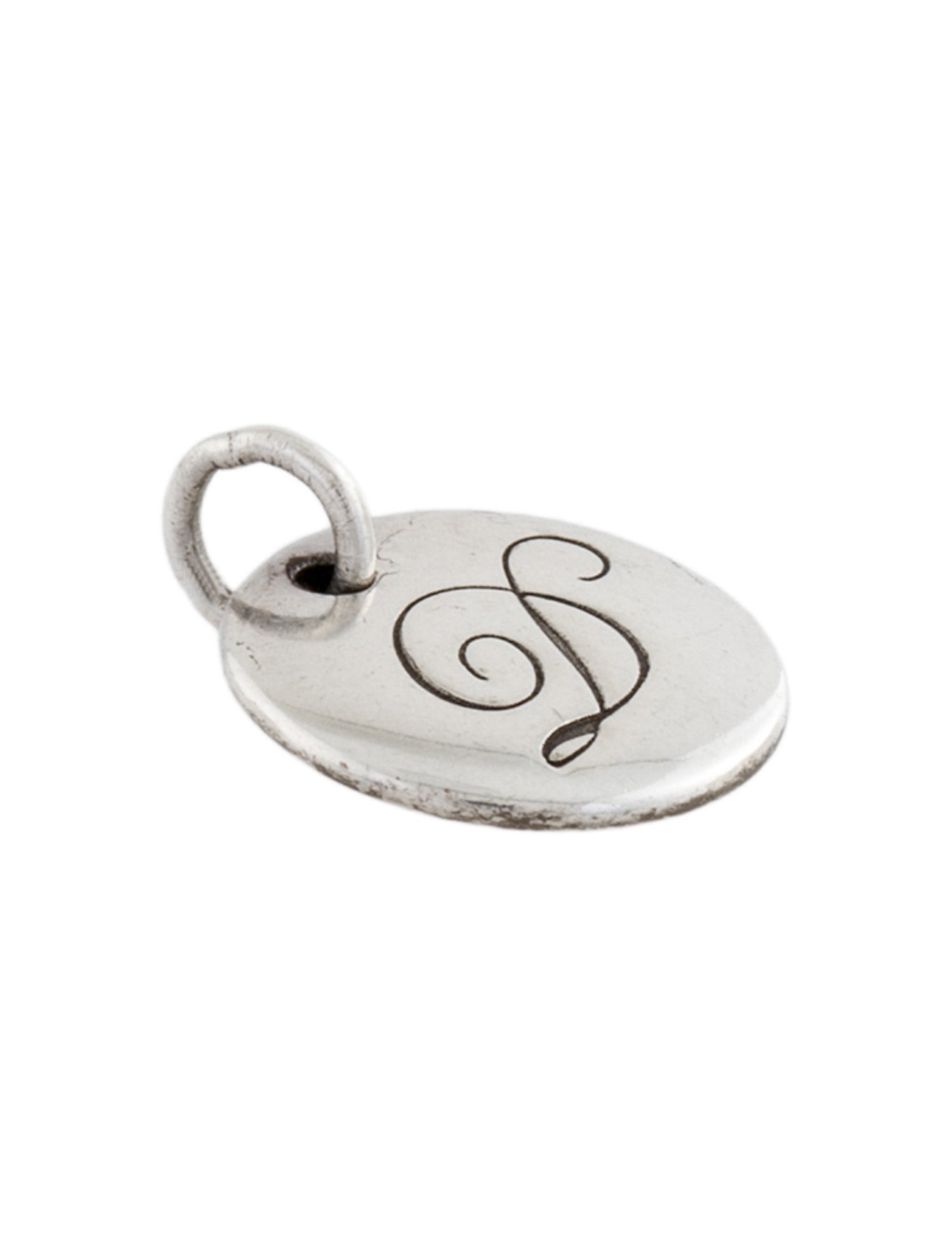 Tiffany & Co. Initial 'D' Alphabet Disc Charm