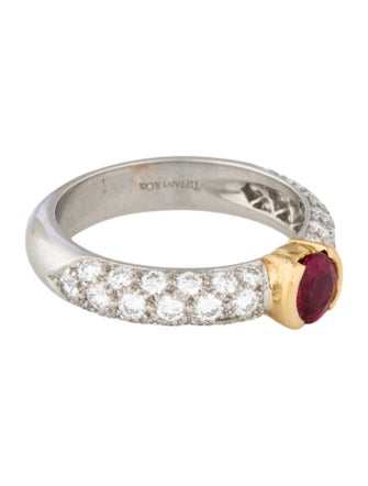 Tiffany & Co. Ruby & Diamond Cocktail Ring