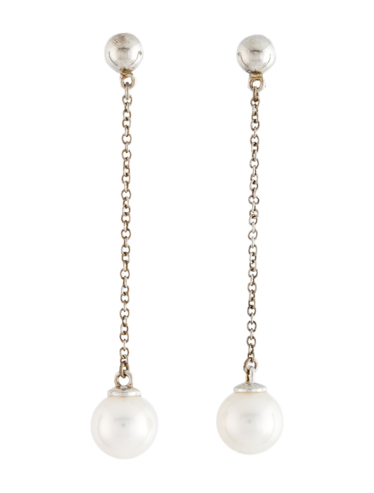 Tiffany & Co. Cultured Freshwater Pearl Drop Earrings