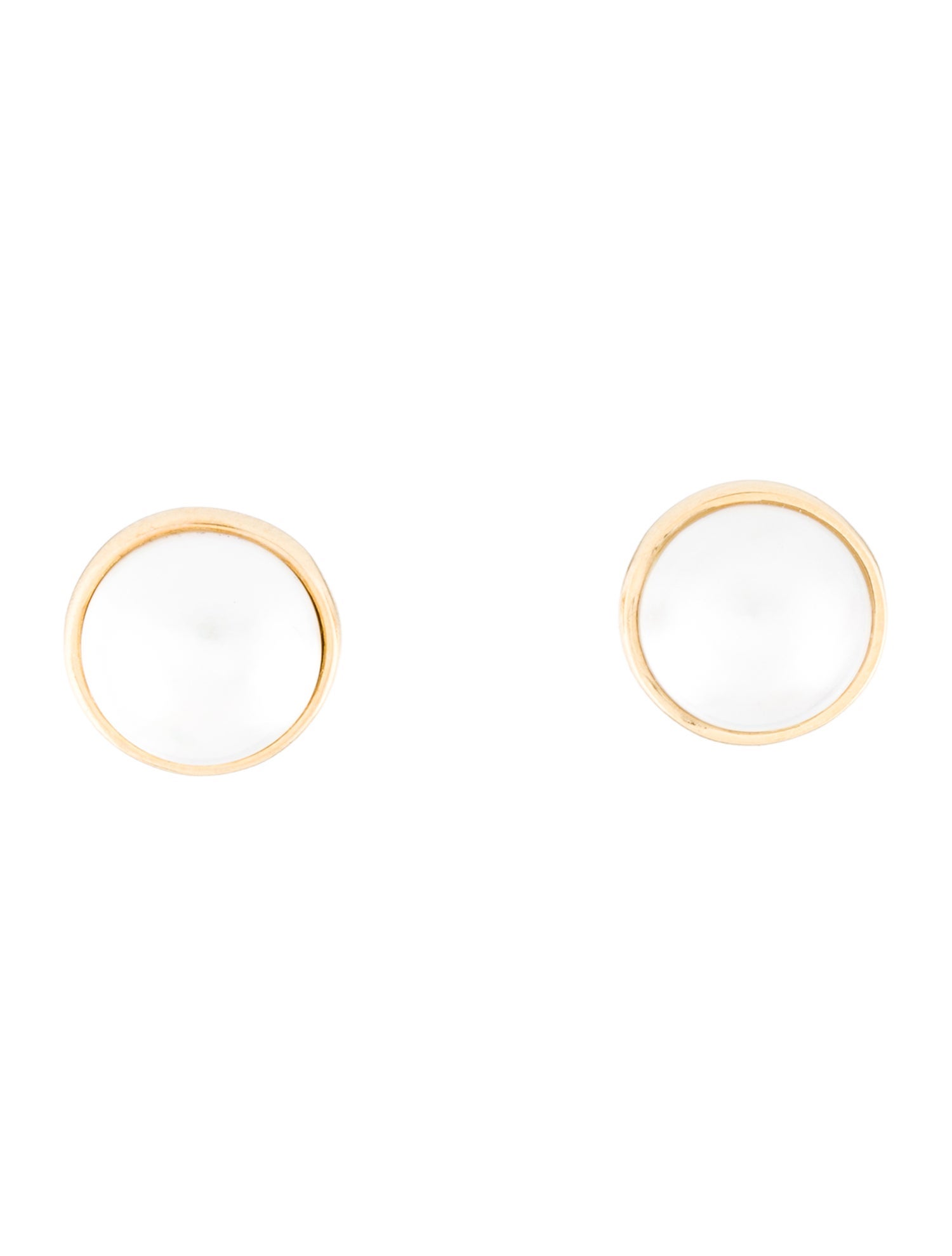 Tiffany & Co. Vintage 18K Pearl Stud Earrings