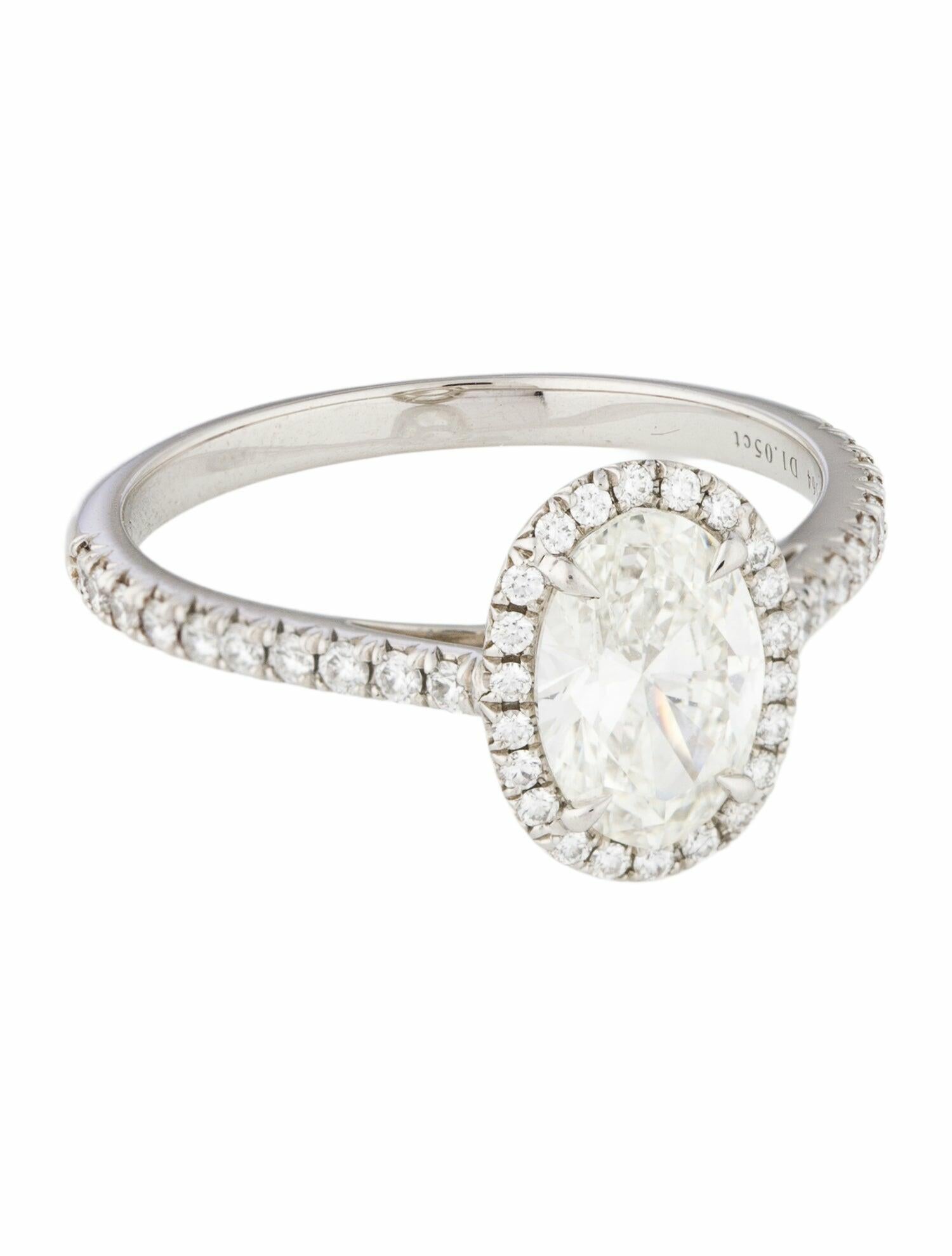 Tiffany & Co. Platinum 1.05ct Diamond Soleste Engagement Ring