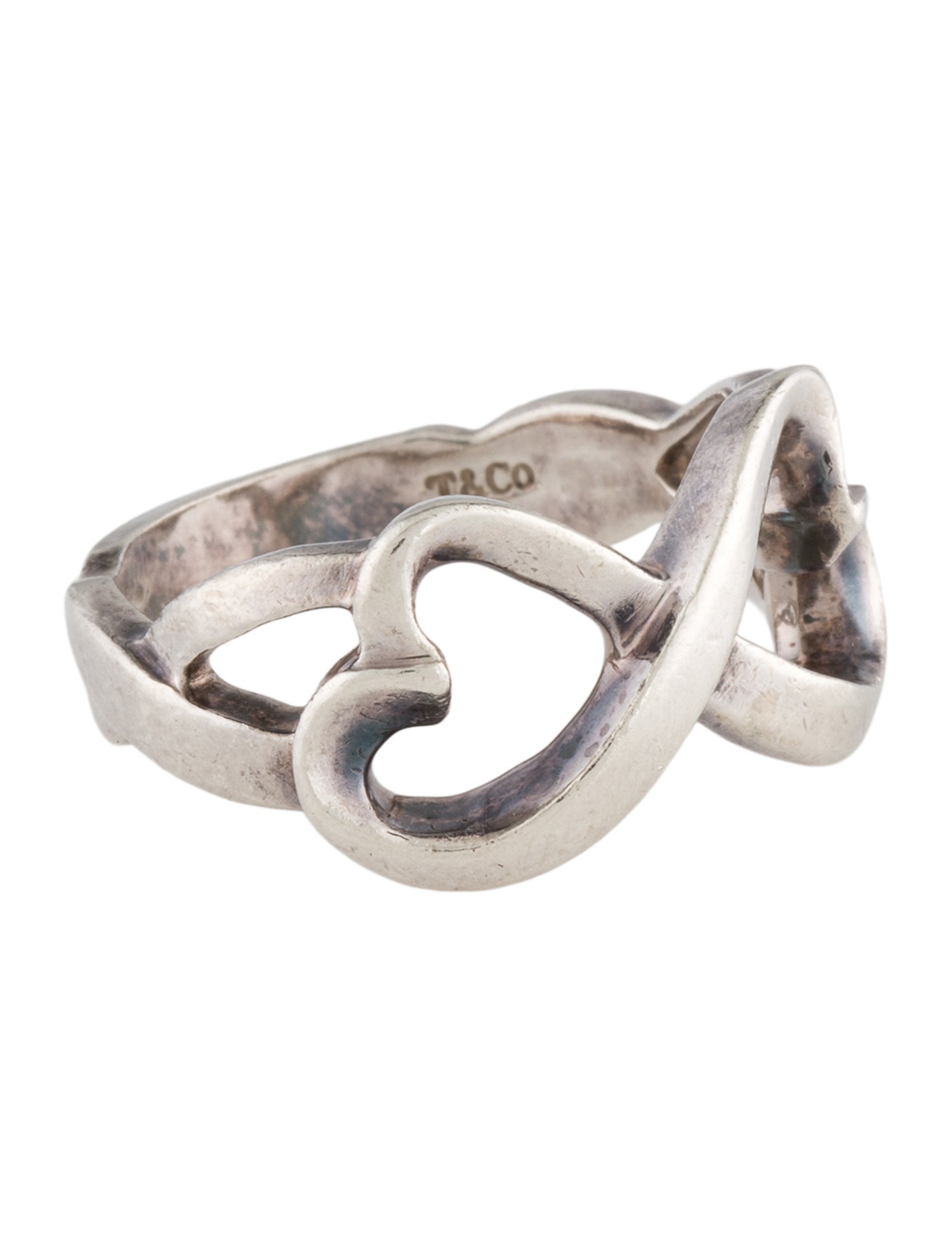 Tiffany & Co. Loving Heart Double Infinity Ring