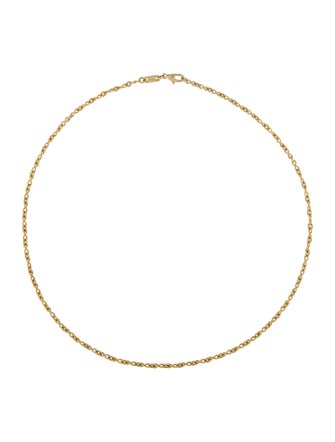 Tiffany & Co. 18K Infinity Link Necklace